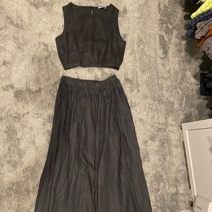 Dissh Linen Skirt Set